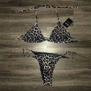 BRAND NEW CHEETAH PRINT BIKINI SET